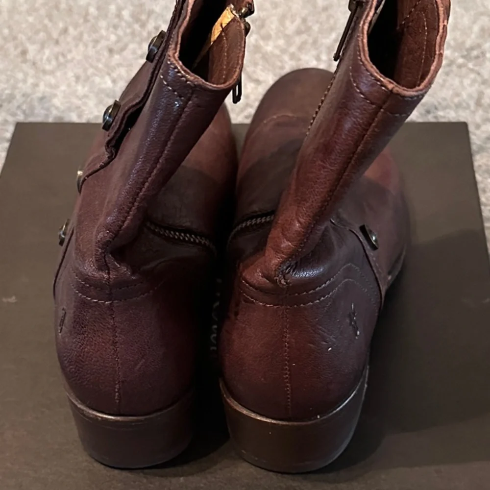 Frye Lynn Short Military Boots - Picture 4 of 6